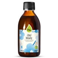 Olini Olej lniany tłoczony na zimno nierafinowany, 250 ml
