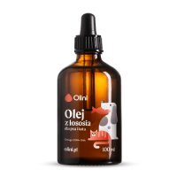 Olini Olej z łososia dla psa i kota, 100 ml