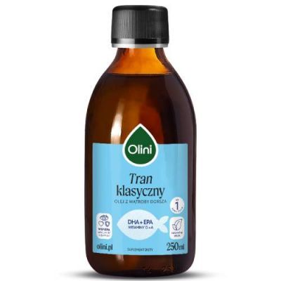 Olini Tran z wątroby dorsza, 250 ml