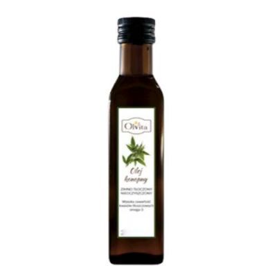 OLVITA Olej konopny zimno tłoczony, 500ml