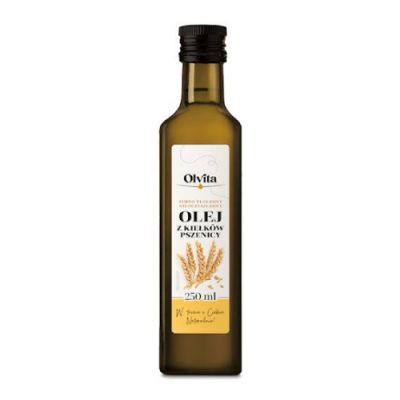 Olvita Olej z kiełków pszenicy zimnotłoczony nieoczyszczony, 250 ml