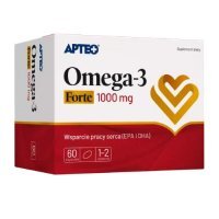 Omega-3 1000mg Forte Apteo, 60 kapsułek