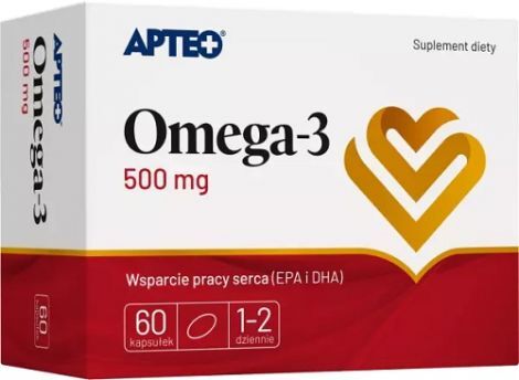 OMEGA-3 500 mg 60 kapsułek APTEO