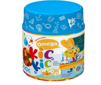 Omega Kic Kic żelki o smaku owocowym bez cukru, 45 szt. KRÓTKA DATA  15.12.2026