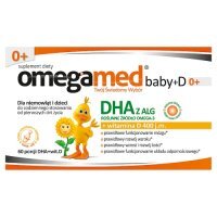Omegamed Baby+D 0+, 60 kaps.