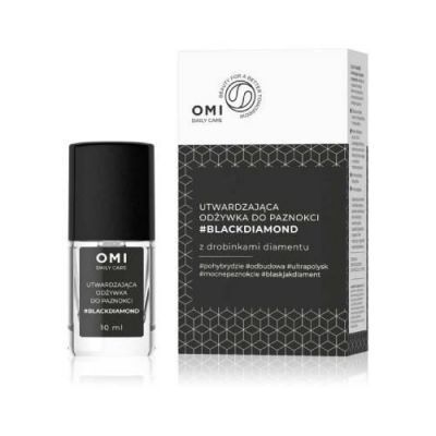 OMI Daily Care Utwardzająca odżywka do paznokci z drobinkami diamentu BLACKDIAMOND, 10ml