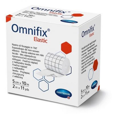 OMNIFIX ELASTIC przylepiec do mocowania opatrunku   5 cm x 10 m