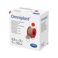 Hartmann Omniplast 2.5cm x 5m Plaster na tkaninie, 1 szt.