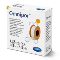 OMNIPOR Plaster włókninowy 1.25cm x 5m, 1 szt.