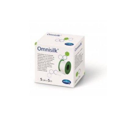 OMNISILK Przylepce z jedwabiu 5cm x 5m, 1 sztuka