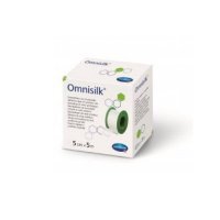 OMNISILK Przylepce z jedwabiu 5cm x 5m, 1 sztuka