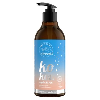 OnlyBio Mydło do rąk Kokos, 400 ml