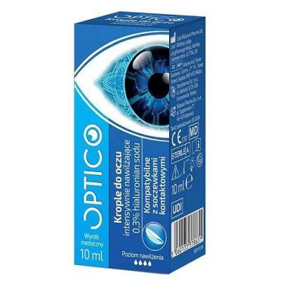 Optico Krople nawilżające do oczu 0,3%, 10 ml