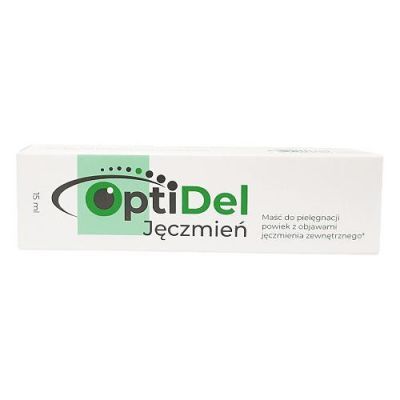 OptiDel Jęczmień Maść do pielęgnacji skóry powiek, 15 ml