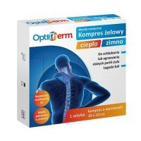 OptiTherm Kompres żelowy ciepło-zimno 10x10 cm, 1 szt.