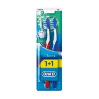 ORAL-B 3D White Fresh Szczoteczka do zębów średnia, 2szt.
