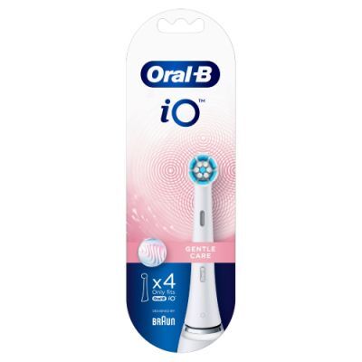 Oral-B iO Gentle Care Końcówki wymienne do szczoteczek elektrycznych białe, 4 szt.