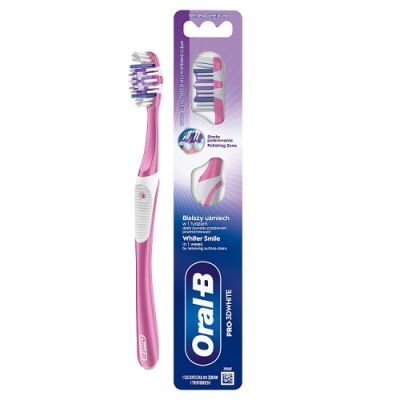 Oral-B Pro-3DWhite Szczoteczka do zębów średnia, 1 szt.