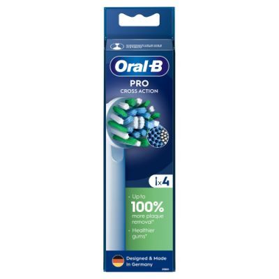 Oral-B Pro Cross Action Końcówki wymienne do szczoteczek elektrycznych, 4 szt.