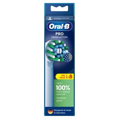 Oral-B Pro Cross Action Końcówki wymienne do szczoteczek elektrycznych, 8 szt.