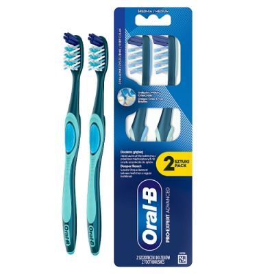 Oral-B Pro-Expert Advanced Szczoteczka do zębów średnia, 2 szt.