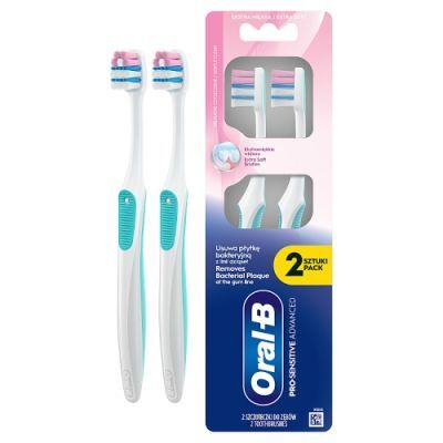 Oral-B Pro-Sensitive Advanced Szczoteczka do zębów miękka, 2 szt.
