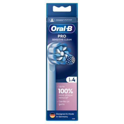 Oral-B Pro Sensitive Clean Końcówki wymienne do szczoteczek elektrycznych, 4 szt.