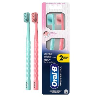 Oral-B Pro-Sensitive Clinical Szczoteczka do zębów miękka, 2 szt.