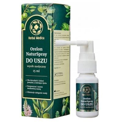 ORELON NATURSPRAY DO USZU spray dla dzieci i dorosłych 15ml Herbal Medica