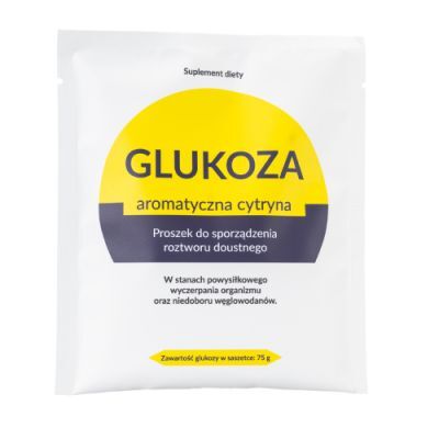 ORGANIC PHARMA Glukoza Aromatyczna cytryna 75g