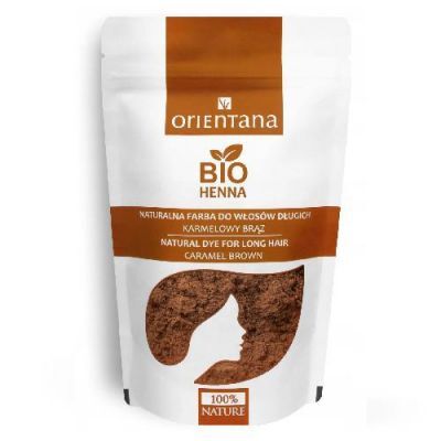 Orientana BIO Henna KARMELOWY BRĄZ - 100g