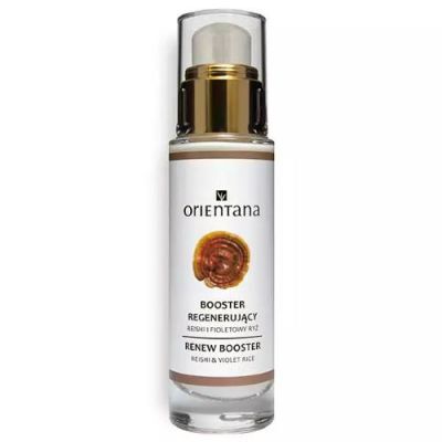 Orientana Booster regenerujący na noc Reishi i fioletowy ryż, 30ml