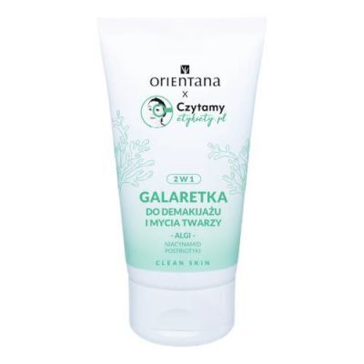 Orientana Clean Skin Galaretka do demakijażu i mycia twarzy 2w1, 125 ml