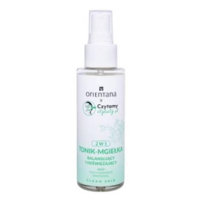 Orientana Clean Skin Tonik-mgiełka balansujący i odświeżający 2w1, 100 ml