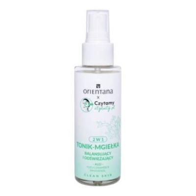 Orientana Clean Skin Tonik-mgiełka balansujący i odświeżający 2w1, 100 ml