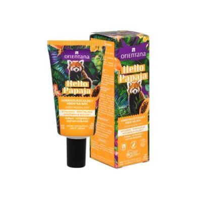 Orientana Hello Papaja Mikrozłuszczający krem na noc, 40 ml