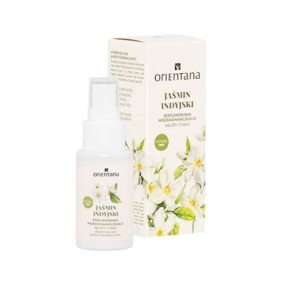 Orientana Jaśmin Indyjski Perfumowana mgiełka nawilżająca do ciała i włosów, 50 ml