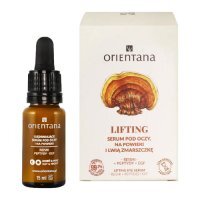 Orientana Lifting Serum pod oczy, na powieki i lwią zmarszczkę Reishi + Peptydy + EGF, 15 ml