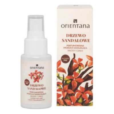 Orientana Perfumowana mgiełka nawilżająca do ciała i włosów Drzewo Sandałowe, 50 ml