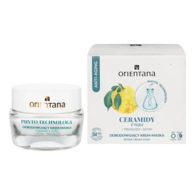 Orientana Phyto Technology Odbudowujący krem-maska Ceramidy Trehaloza Sativa, 40 ml