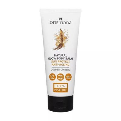 Orientana Rozświetlający balsam do ciała SPF 50+, 100 ml