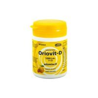 ORIOVIT-D 1000 j.m. 25 mcg 100 tabletek do żucia o smaku owocowym