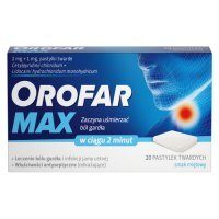 OROFAR MAX 20 pastylek