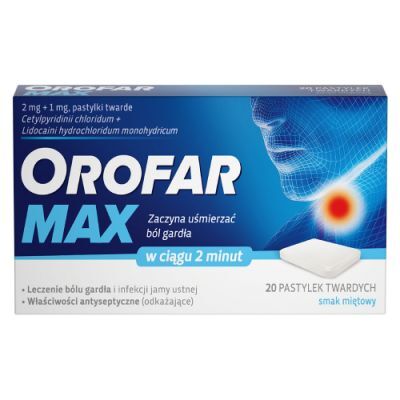 OROFAR MAX 20 pastylek