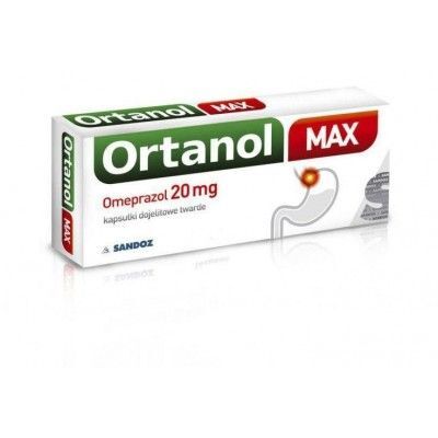 ORTANOL MAX 20 mg 14 kapsułek dojelitowych