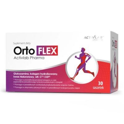 ORTO FLEX 30 saszetek o smaku pomarańczowym Activlab Pharma