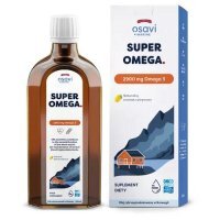 OSAVI Marine Super Omega 2900mg Omega 3 cytrynowy, 250 ml