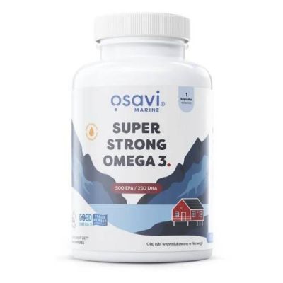 OSAVI Omega-3 Extra 1300 mg smak cytrynowy, 120 kaps.