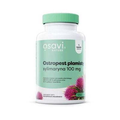 OSAVI OSTROPEST PLAMISTY, Sylimaryna 100 mg 120 wegańskich kapsułek