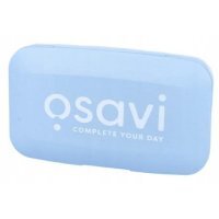 OSAVI Pill Box Kasetka na leki i suplementy niebieska, 1 szt.